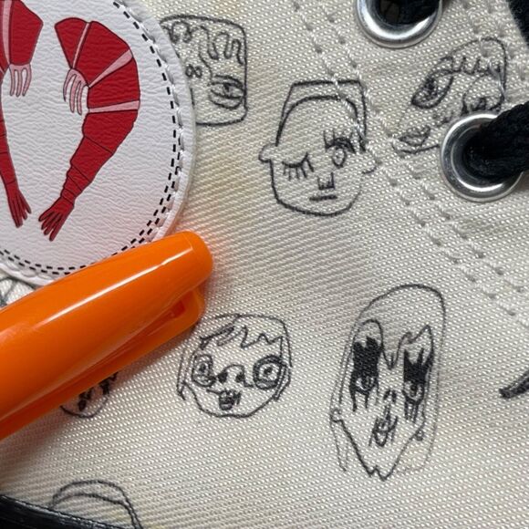 Converse x Shrimps Shoes Womens 6.5 Chuck Taylor All Star 70 Hi Limited Edition - Picture 16 of 16